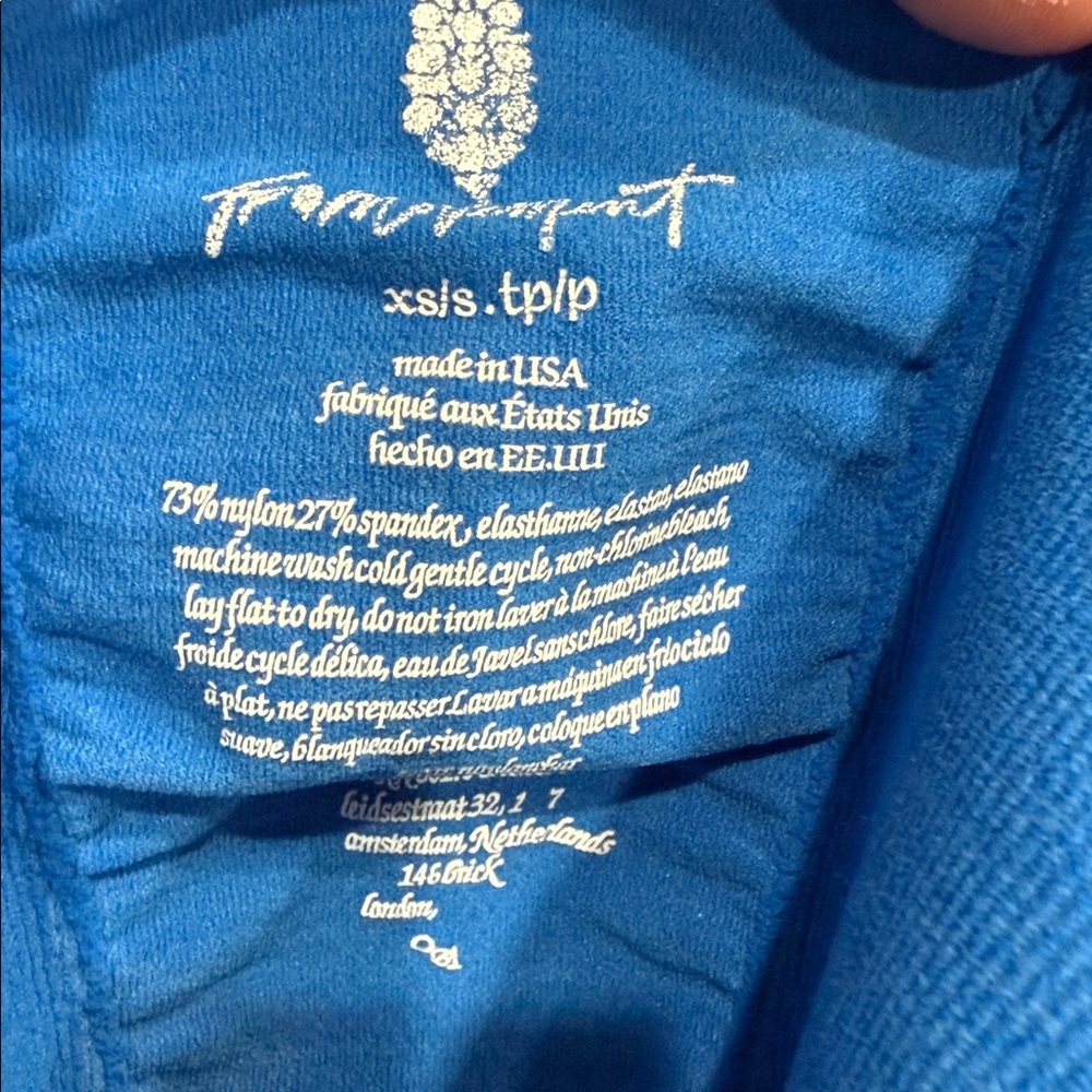 FREE PEOPLE | ✨NWOT✨ Good Karma Flared Onesie in Mid Atlantic * - Picture 5 of 5
